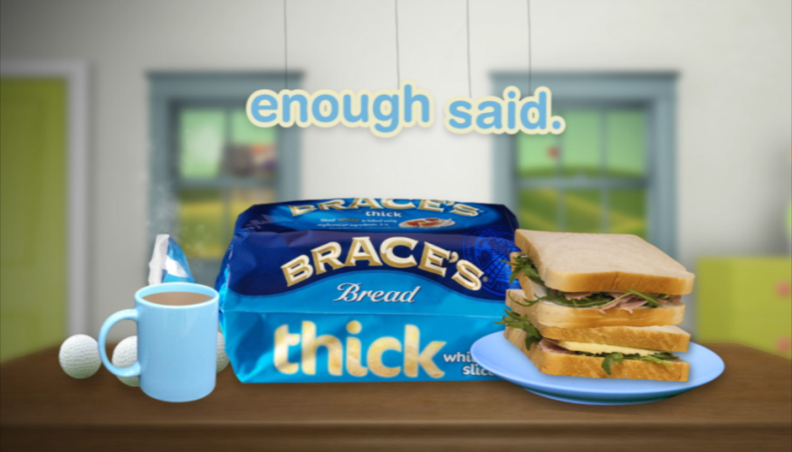 Braces bread Rough Collie